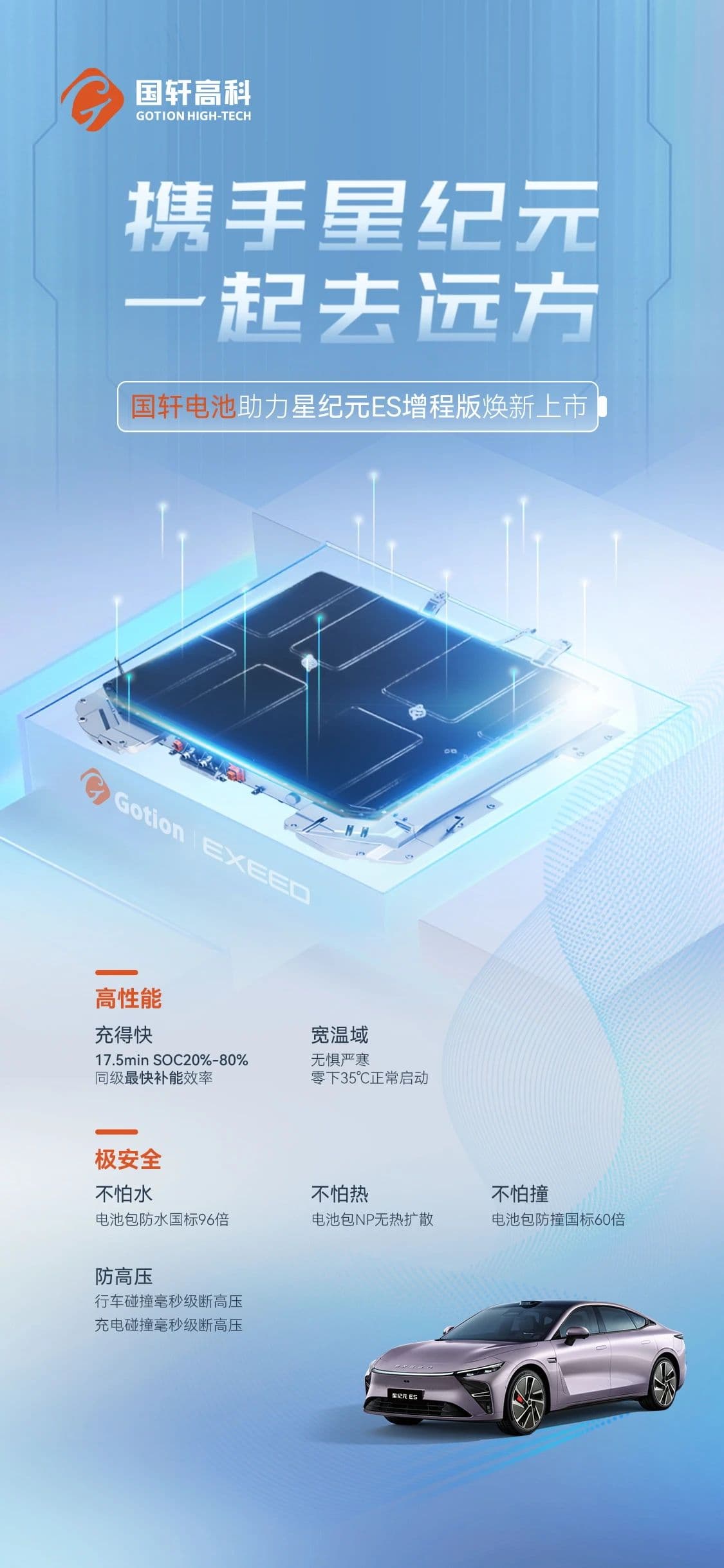 国軒高科技は、奇瑞の高級新エネルギー戦略をサポートするために、Star Era ESの延長範囲バージョンを導入しました。